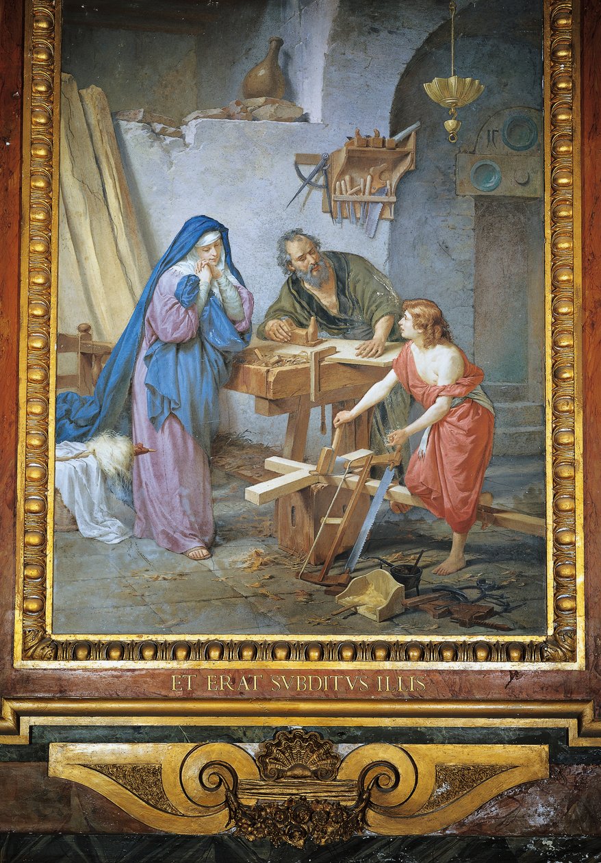 Hellige familie av Nasaret av Cesare Mariani