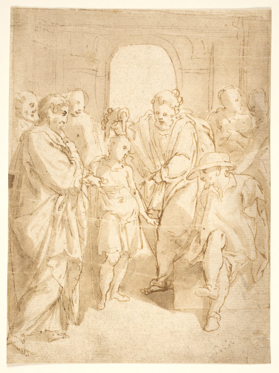 David salvet av Samuel av Cesare Nebbia
