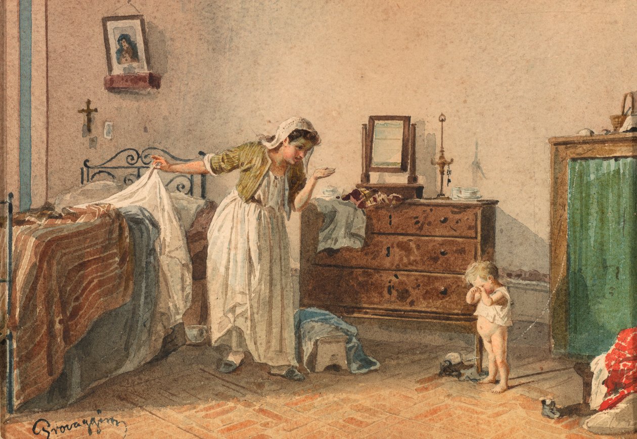 Reprimande, 1800-tallet. av Cesare Provaggi