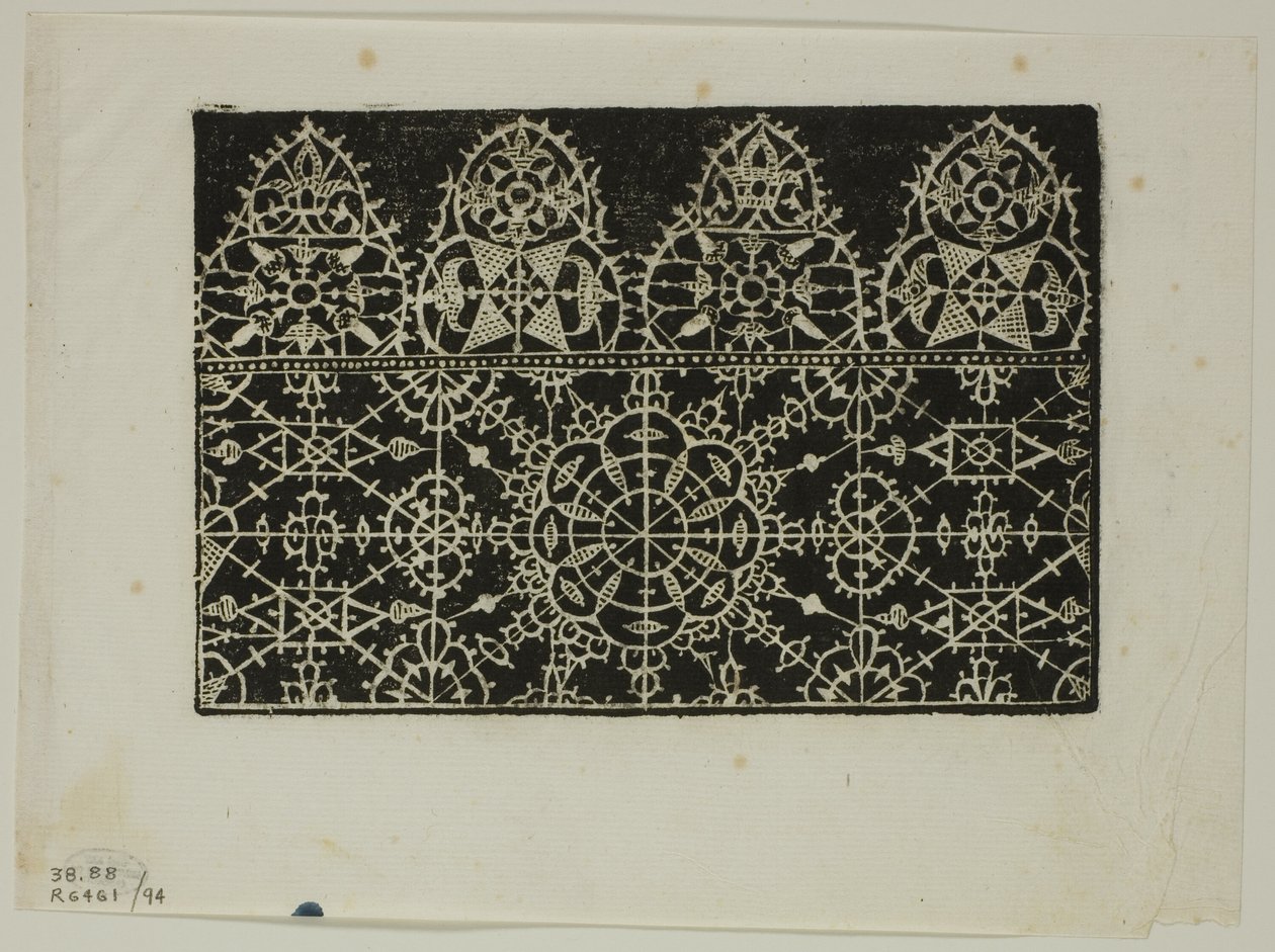 Blad fra Crown of Noble and Virtuous Women av Cesare Vecellio
