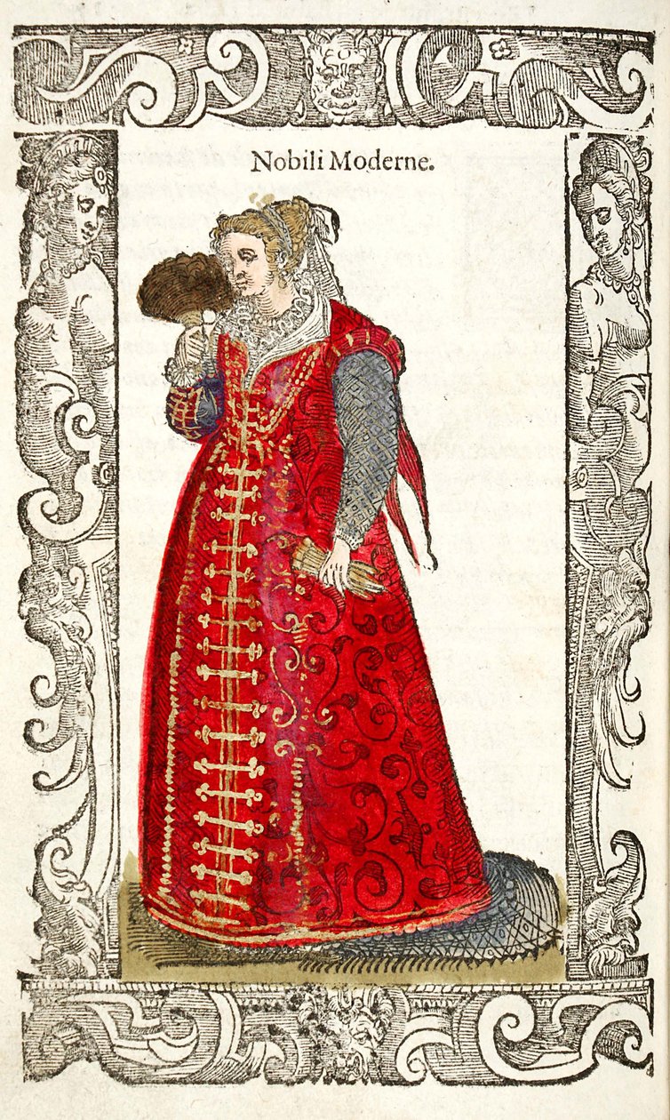 Noble Moderne. Fra: De gli habiti antichi et moderni, 1598 av Cesare Vecellio