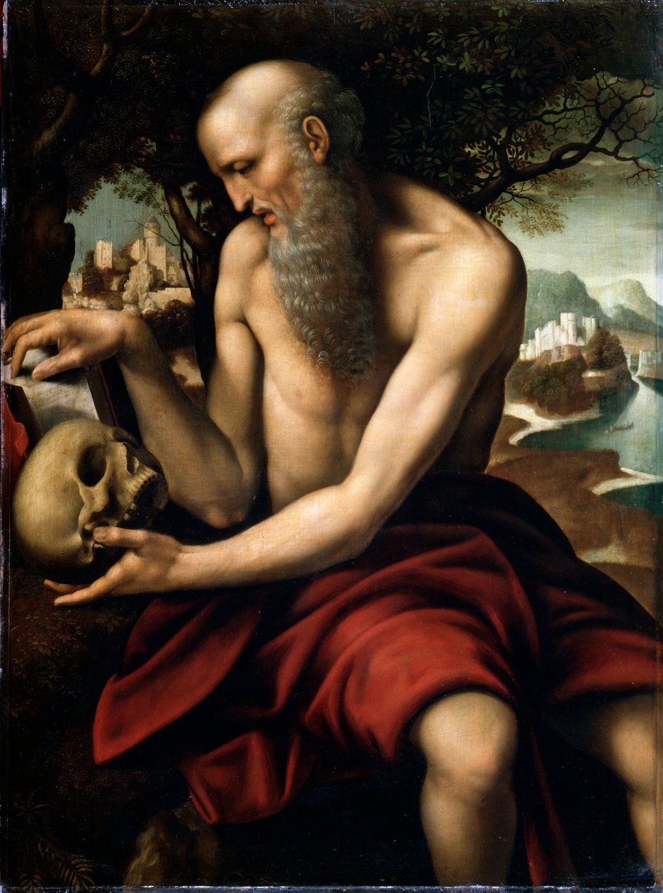 Saint Hieronymus, slutten av 1400- eller begynnelsen av 1500-tallet av Cesare da Sesto