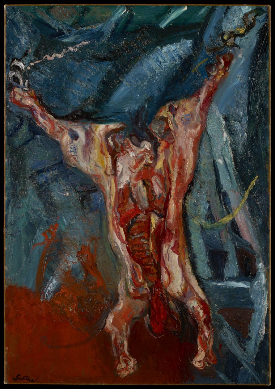 Carcass of Beef, 1925 av Chaim Soutine