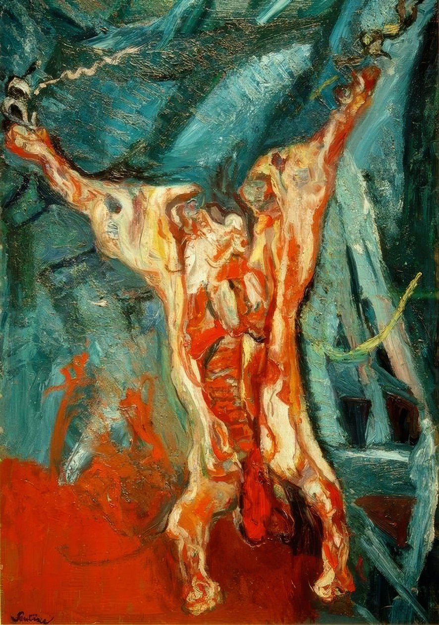 Kadaver av storfekjøtt av Chaim Soutine