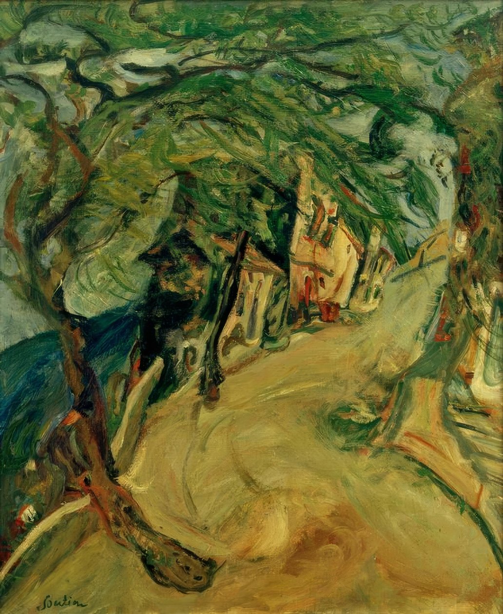 Kap. Soutine, Veien til bakken av Chaim Soutine