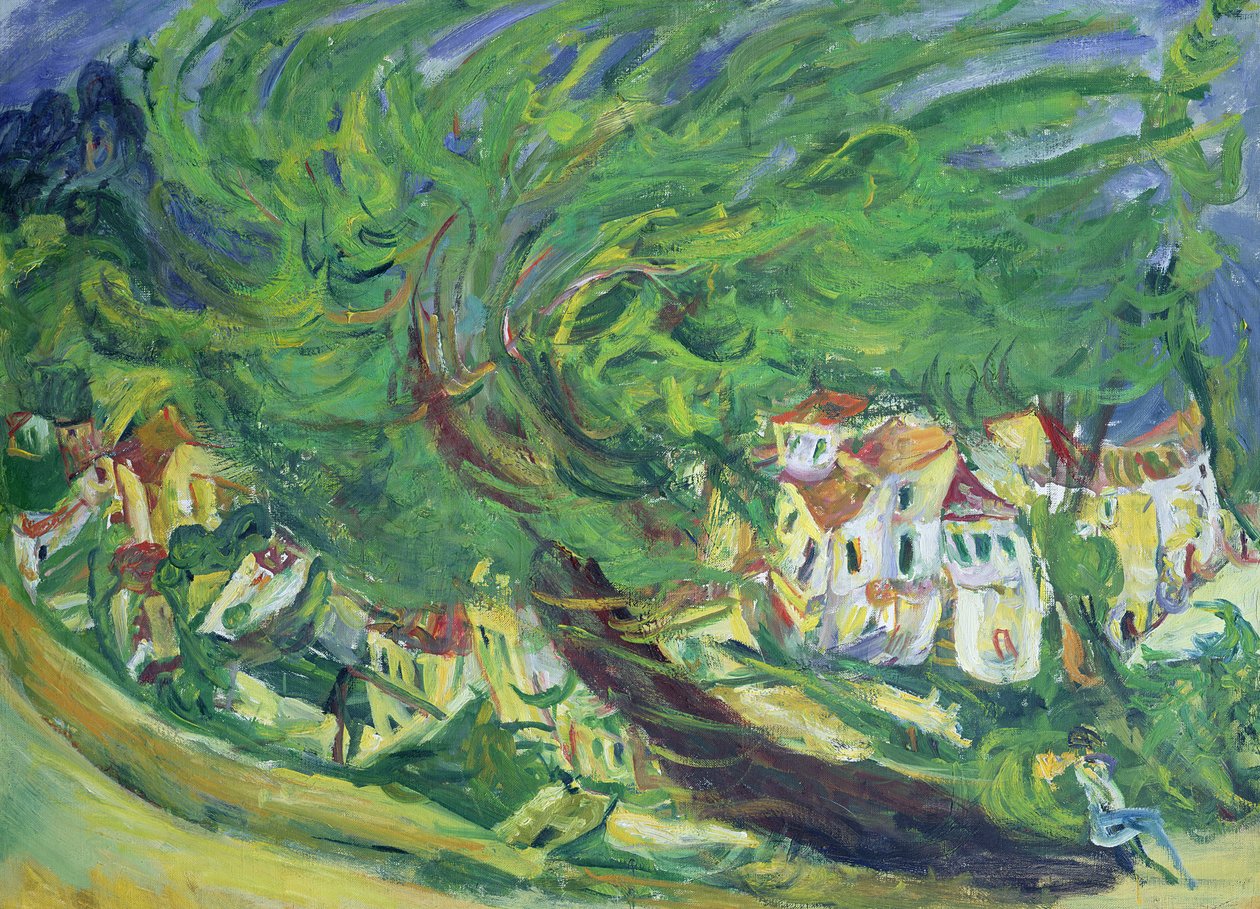 Falt tre, ca. 1922-23 av Chaim Soutine