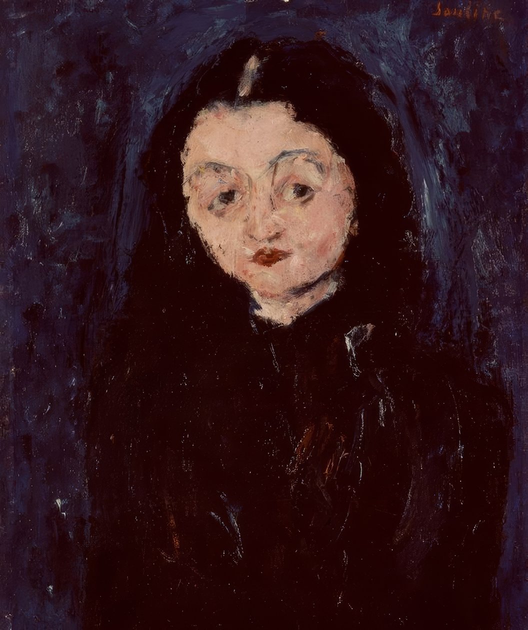 KVINNEPORTRETT - S XX - FRANSK EKSPRESJONISME. Künstler: CHAIM SOUTINE. av Chaim Soutine