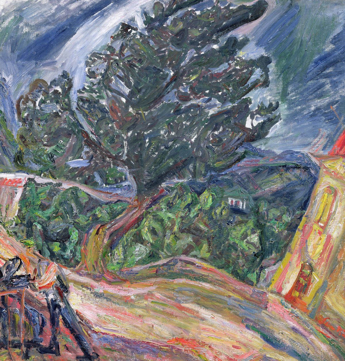 Det store blå treet, ca. 1940-42 av Chaim Soutine