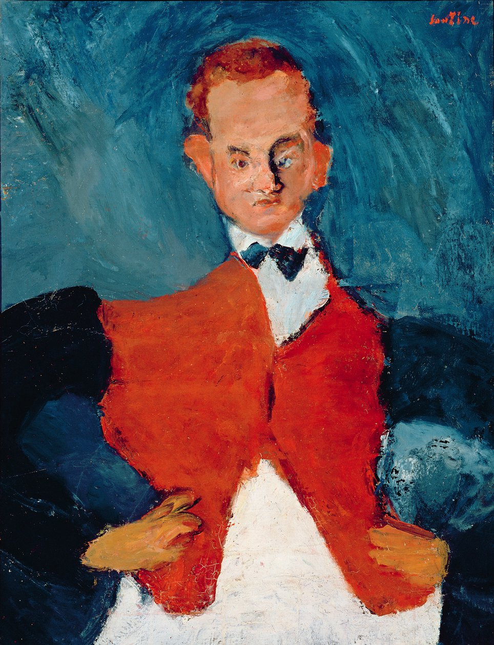 Romservice-kelneren av Chaim Soutine