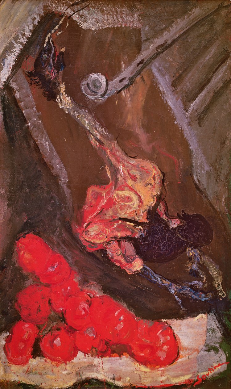 Kalkun og tomater av Chaim Soutine