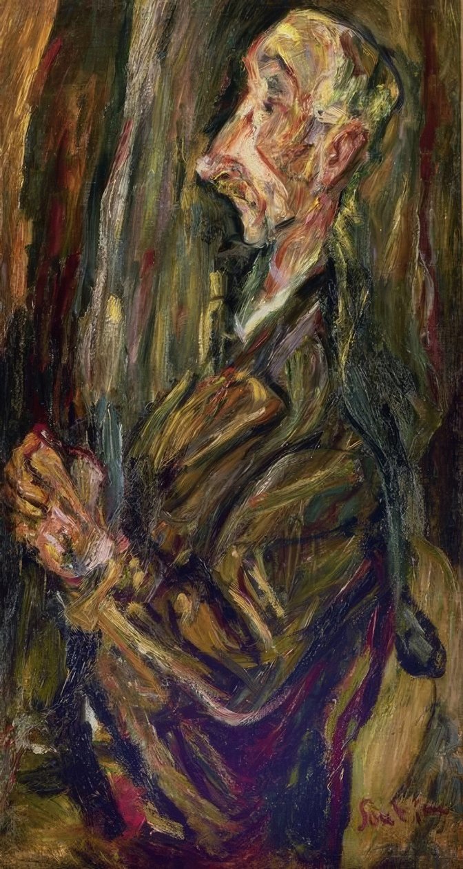 MAN I BØNN - TYVENDE ÅRHUNDRE - FRANSK EKSPRESSJONISME av Chaim Soutine