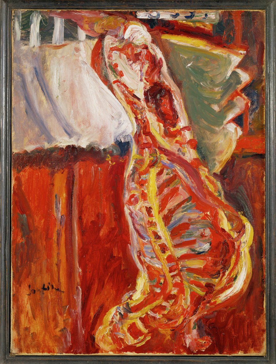 Halv side av oksekjøtt, ca. 1922–23 (maleri på lerret) av Chaim Soutine