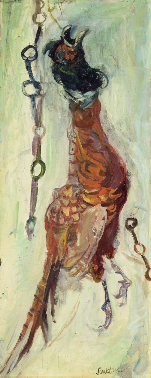 Hengende fasan, ca. 1925-30 (olje på lerret) av Chaim Soutine