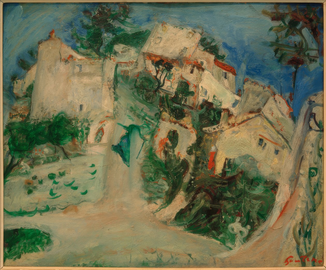 Landskap nær Cagnes av Chaim Soutine