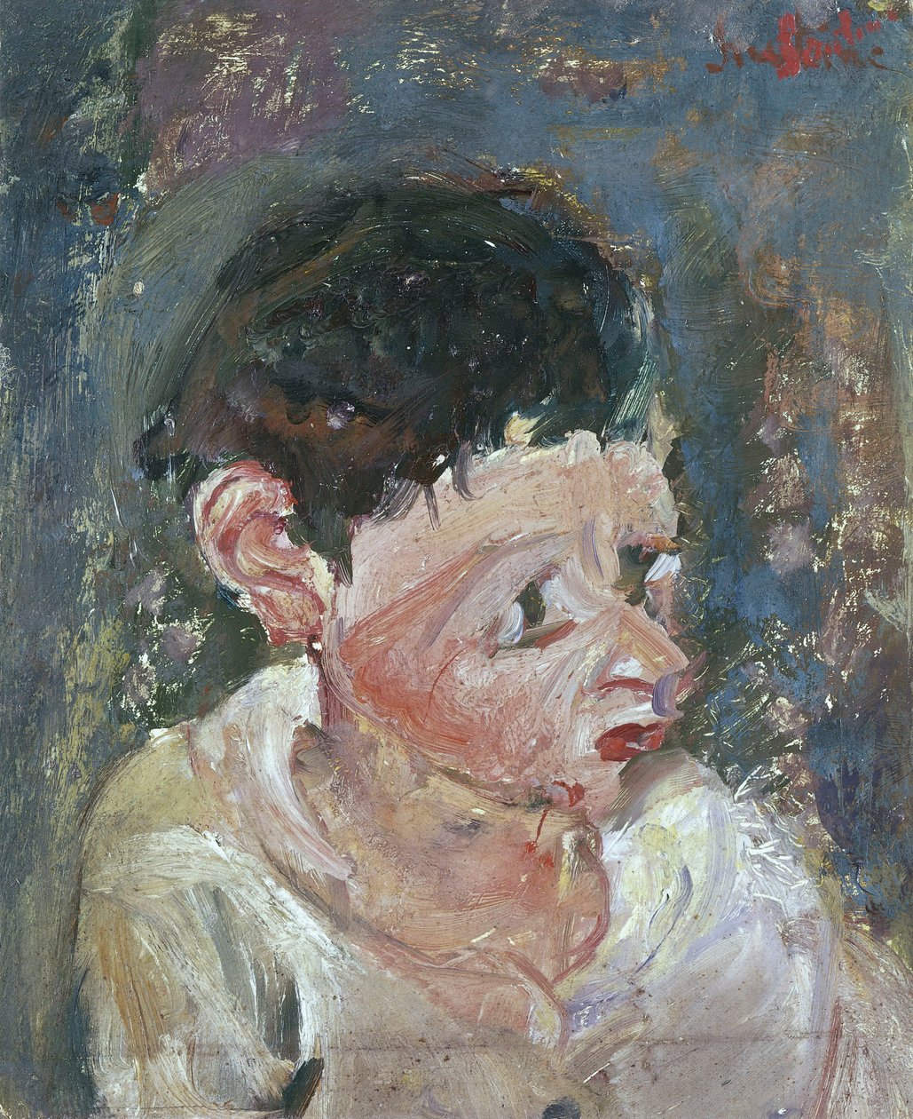 Portrett av gutt (olje på lerret) av Chaim Soutine
