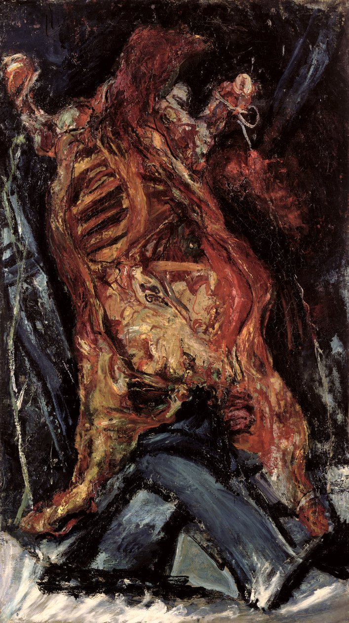 Side of Beef (olje på lerret) av Chaim Soutine