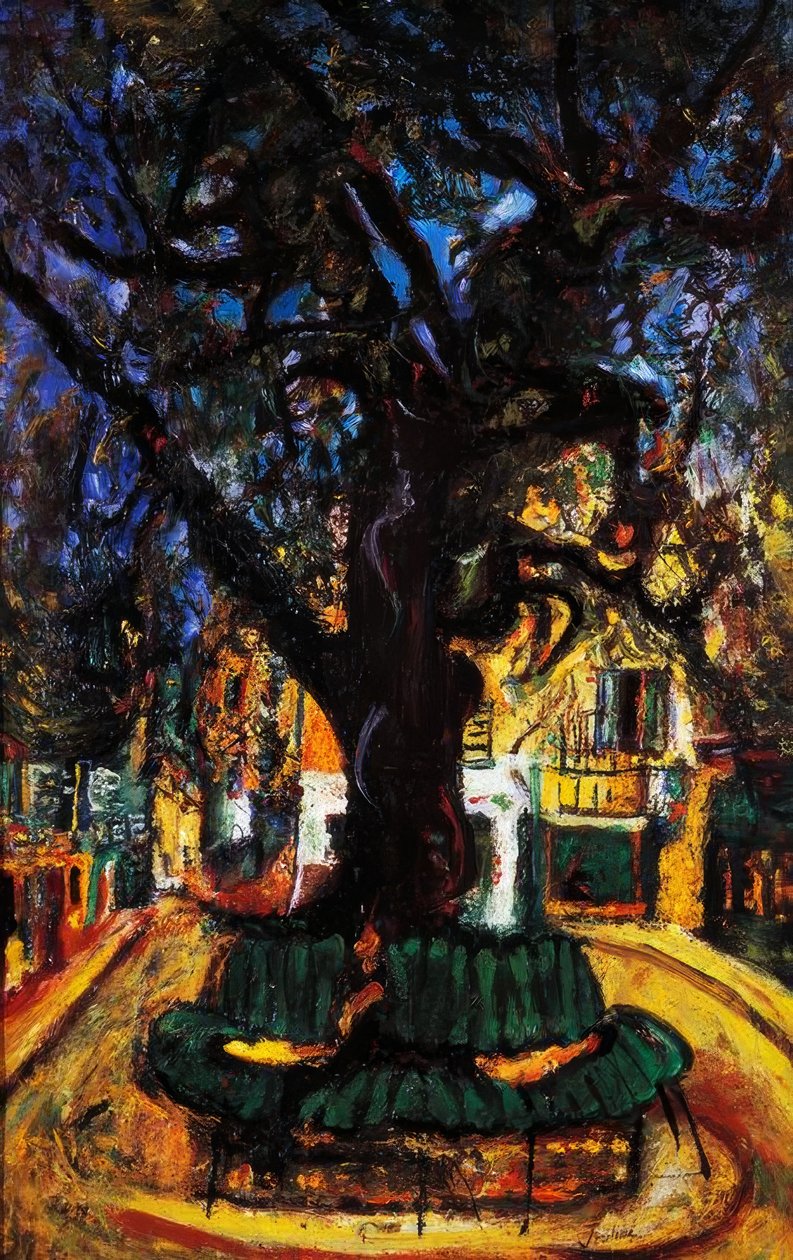 Lite bytorg i Vence, 1929, av Chaim Soutine
