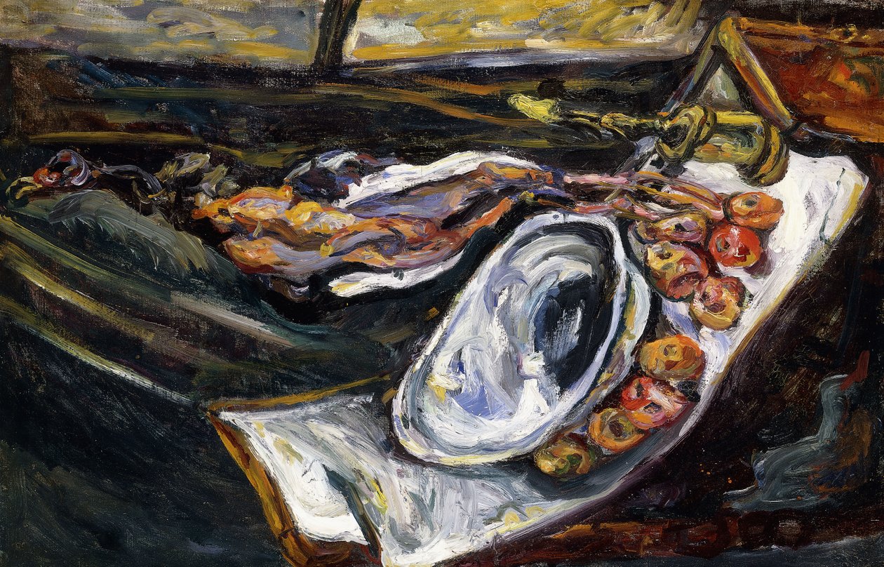 Stilleben med fasan; Nature Morte au Faisan, 1918 av Chaim Soutine