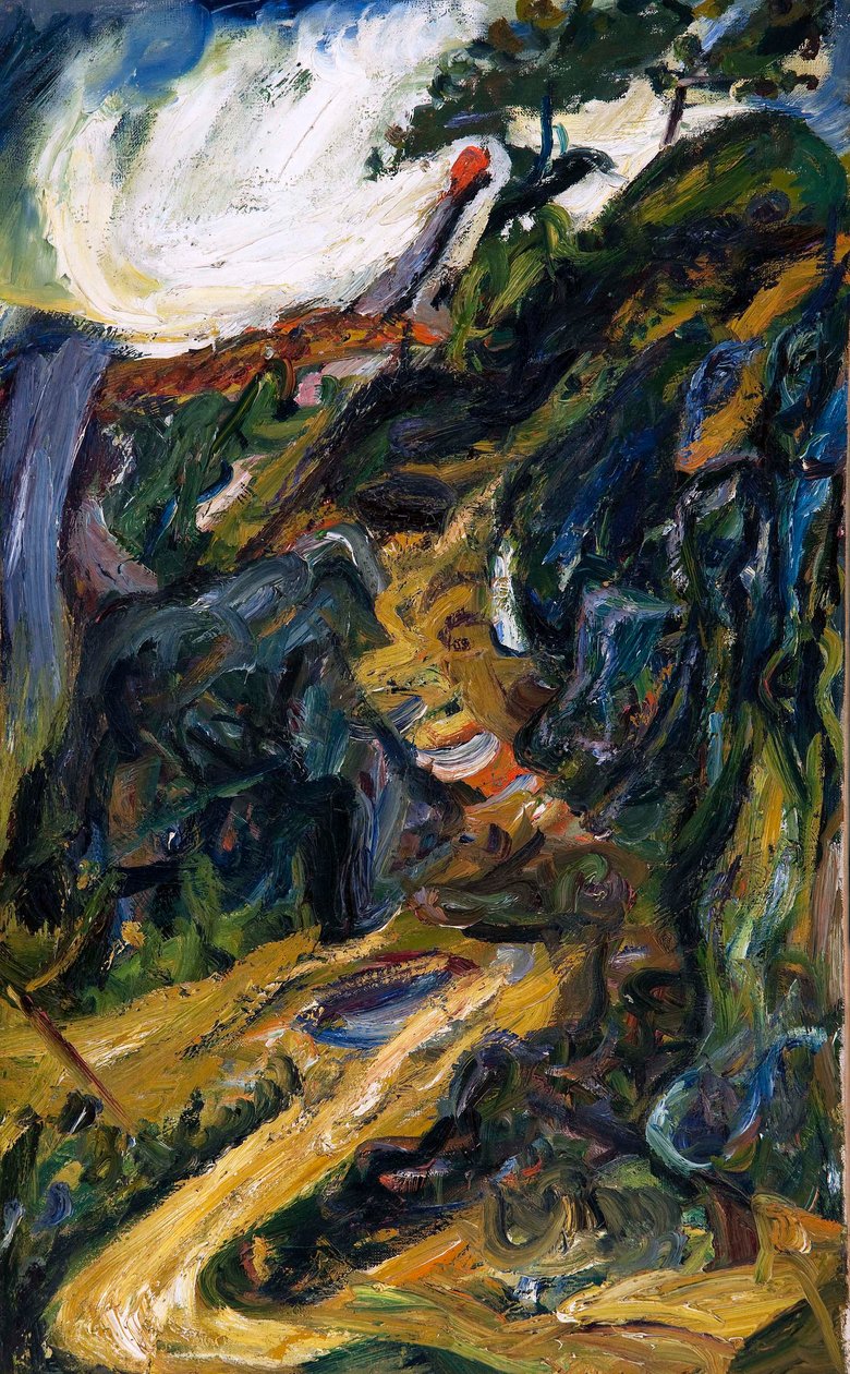Svingete vei, nær Gréolières av Chaim Soutine