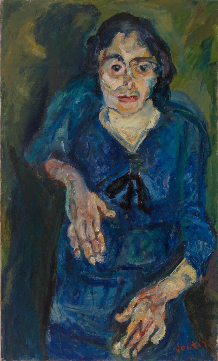 Kvinne i blått av Chaim Soutine