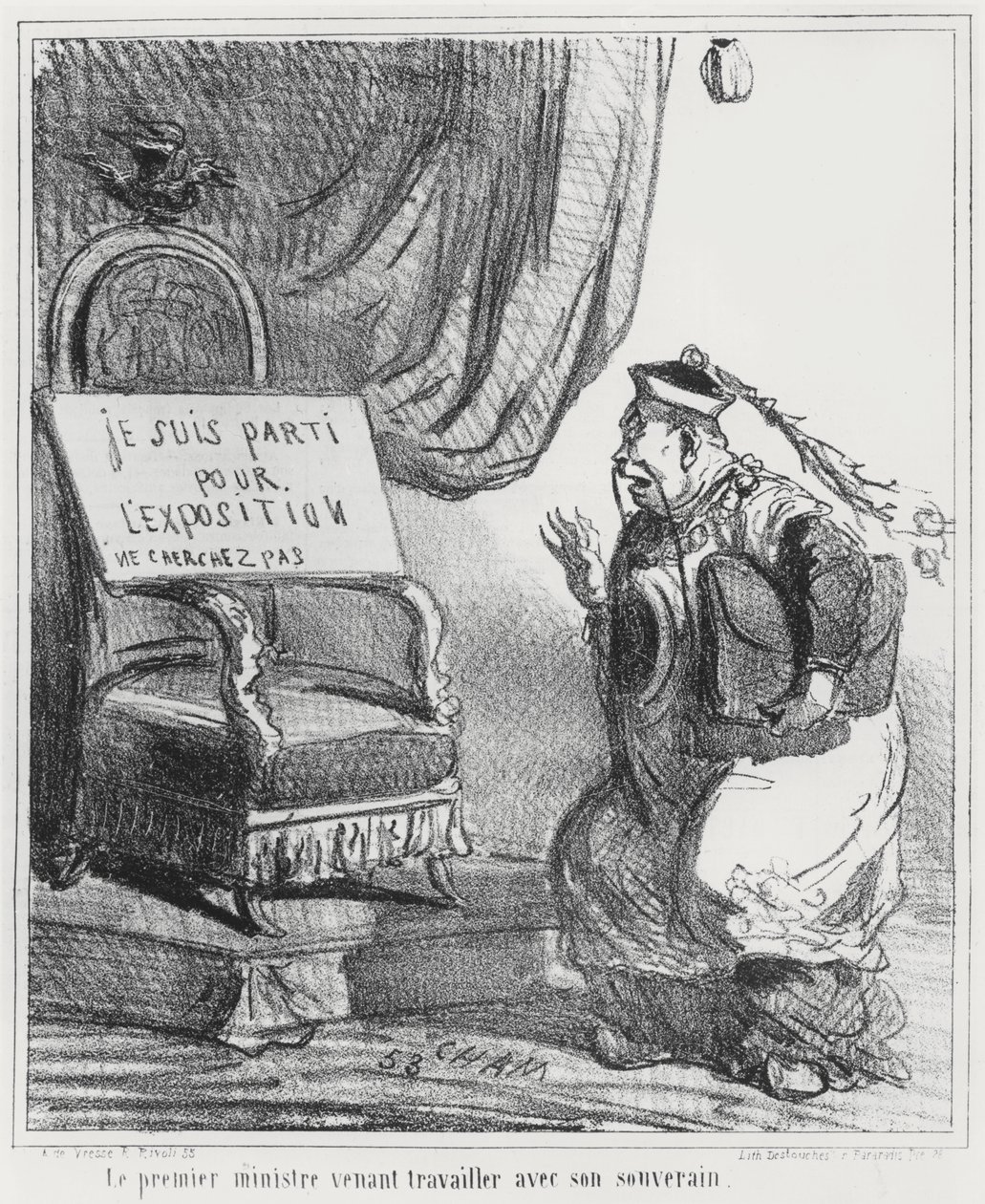 Karikatur av Exposition Universelle de 1867, fra 