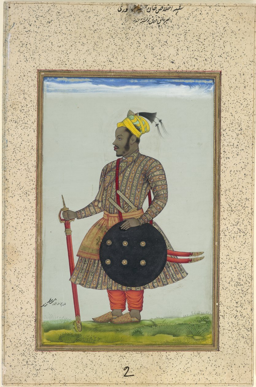 Ikhlas Khan, en abyssinisk offiser i tjeneste for 