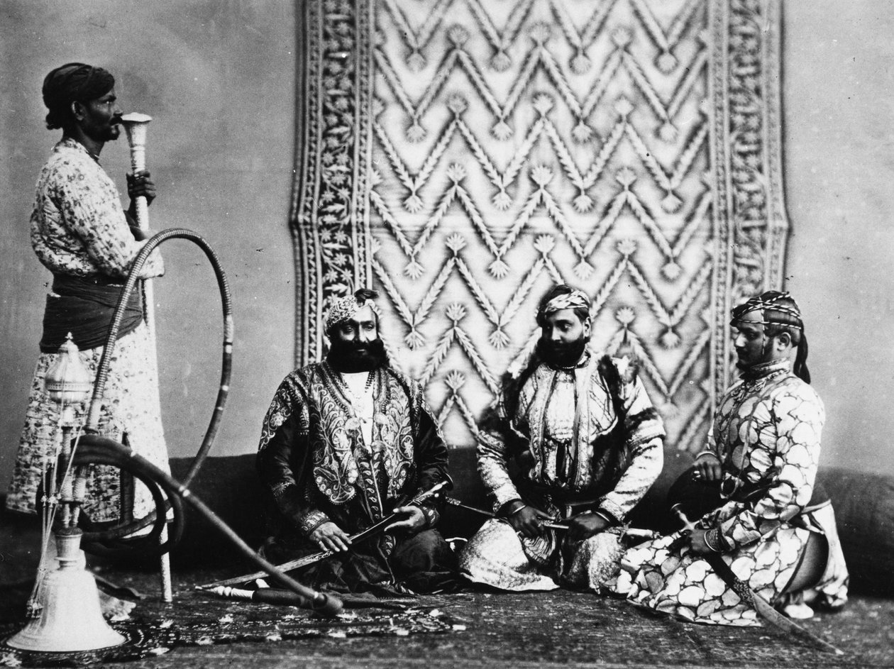Rajputs, ca. 1860-tallet av Charles Robertson