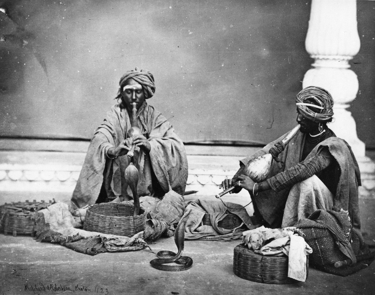 Slangesjarmere, ca. 1863 av Charles Robertson