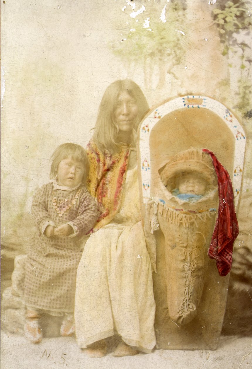 Ute-indianere, fra det sørlige Colorado, 1895 av Charles A. Nast