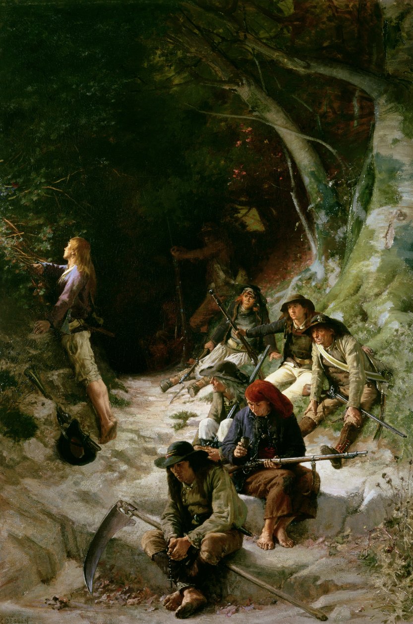 Bakholdet av Charles de la Fosse