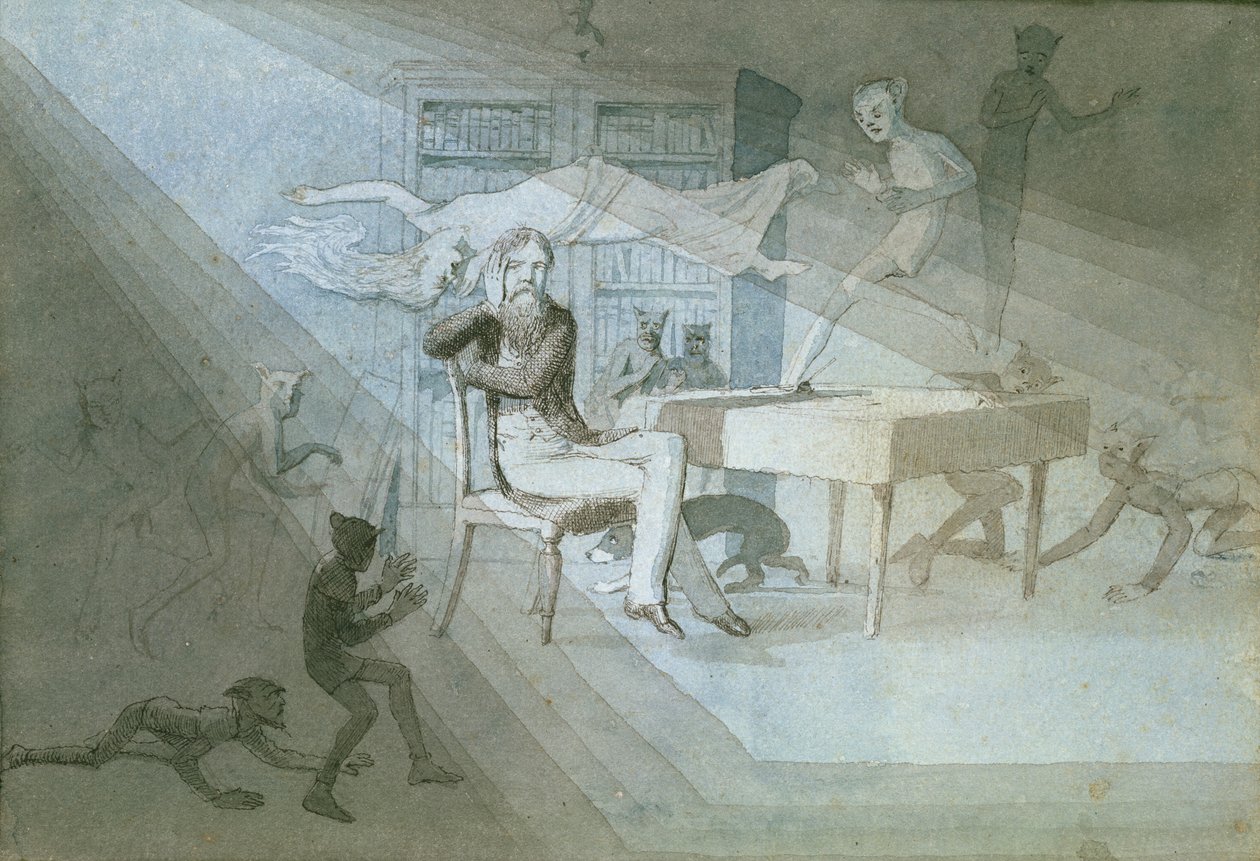 Selvportrett av Charles Altamont Doyle