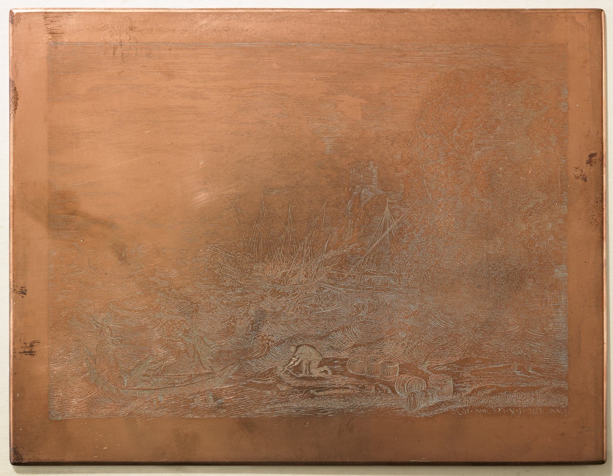 Trykkplate for The Tempest, 1870-1875 av Charles Amand Durand