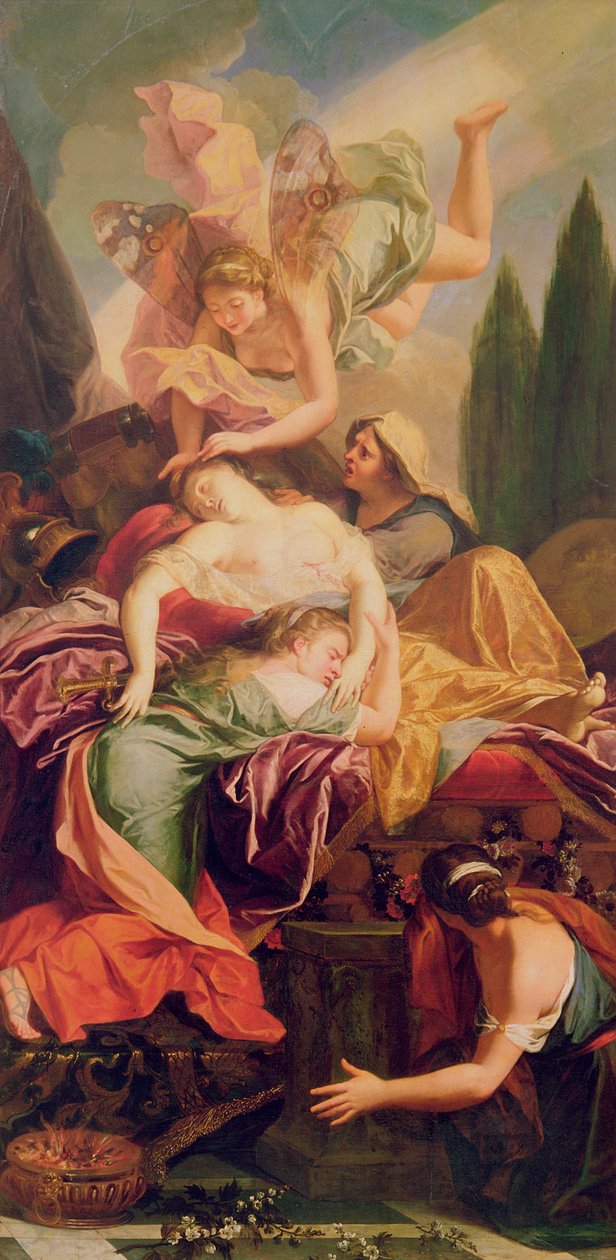 Didos død av Charles Antoine Coypel