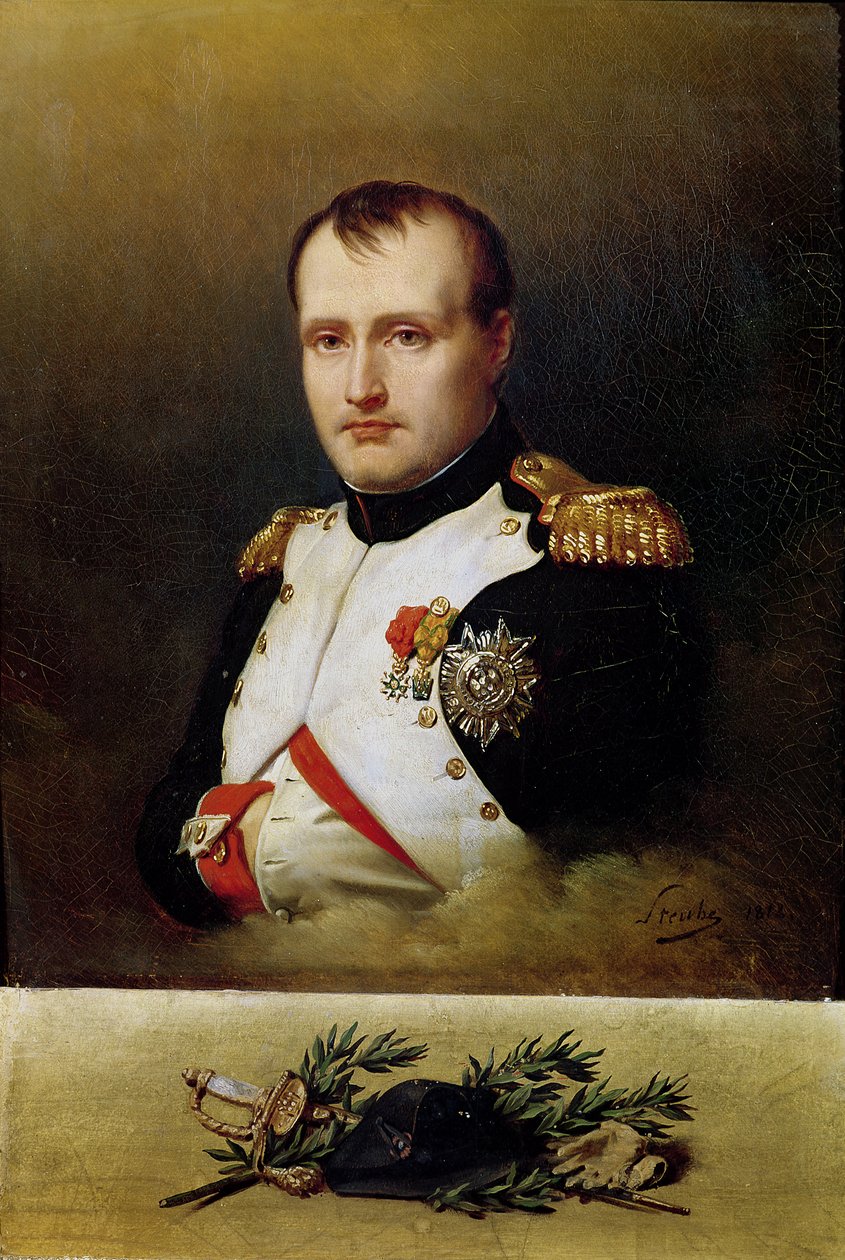 Portrett av Napoleon I (1769-1821) 1812 av Carl von Steuben
