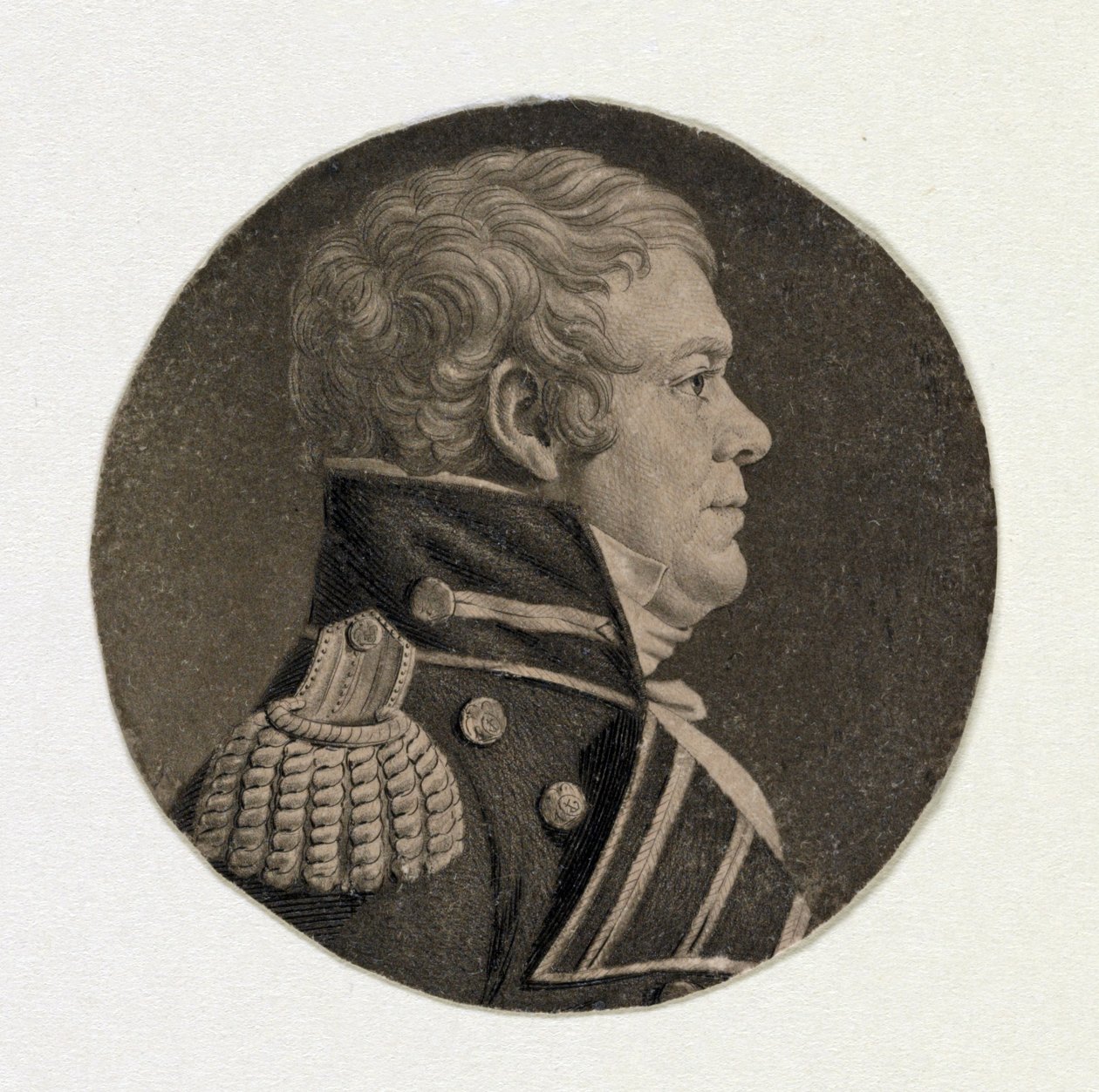 John Cassin, pub. ca. 1825 av Charles Balthazar Julien Févret de Saint Mémin
