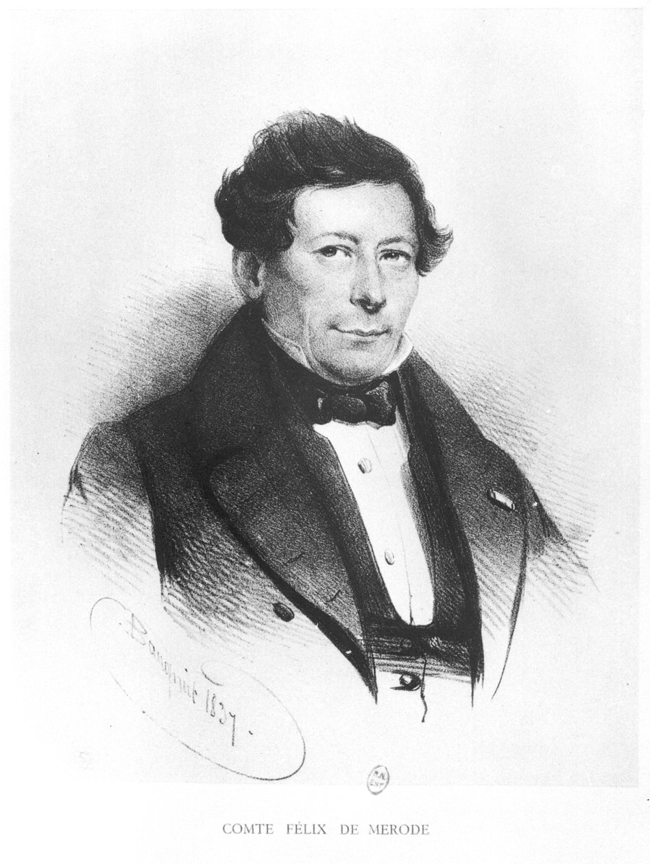 Grev Felix de Merode (1791-1857) 1837 av Charles Baugniet