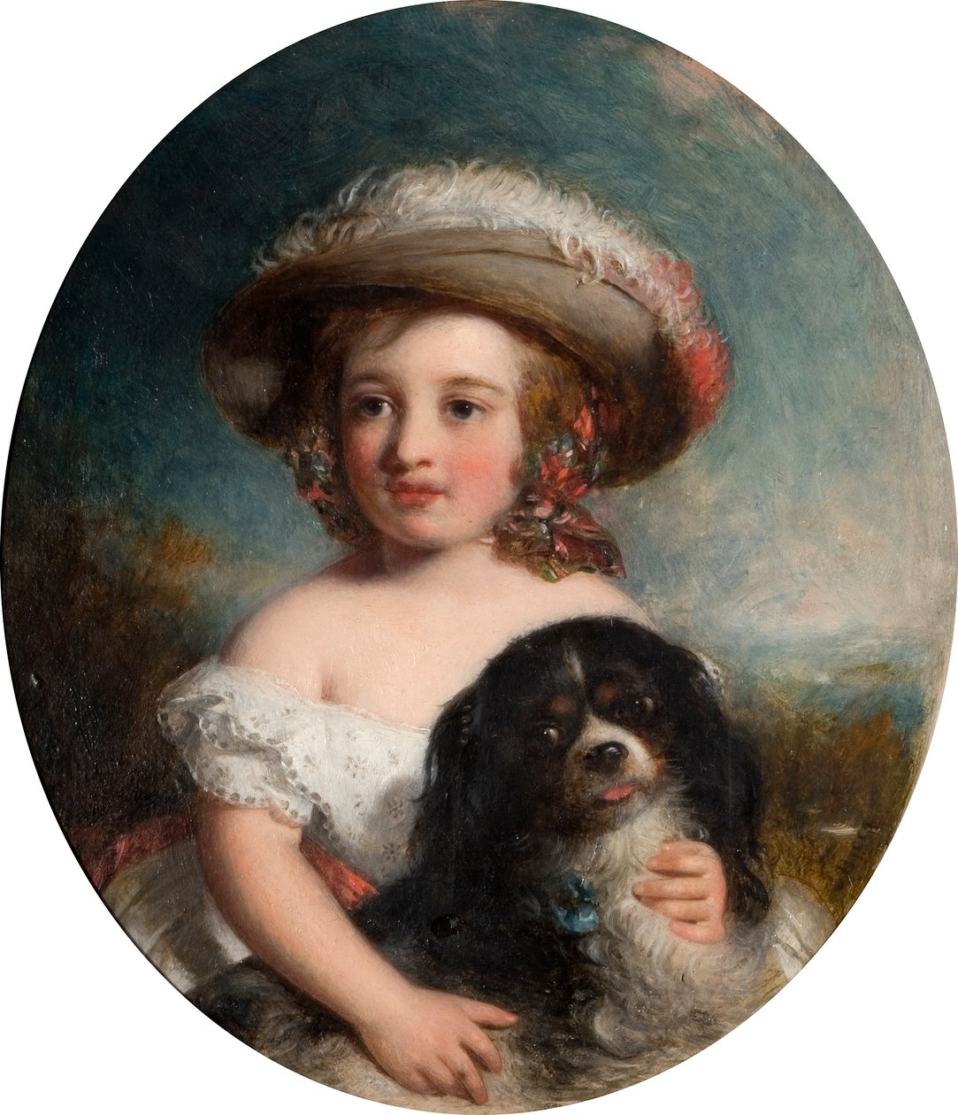 Elsk meg, elsk hunden min, 1853 av Charles Baxter