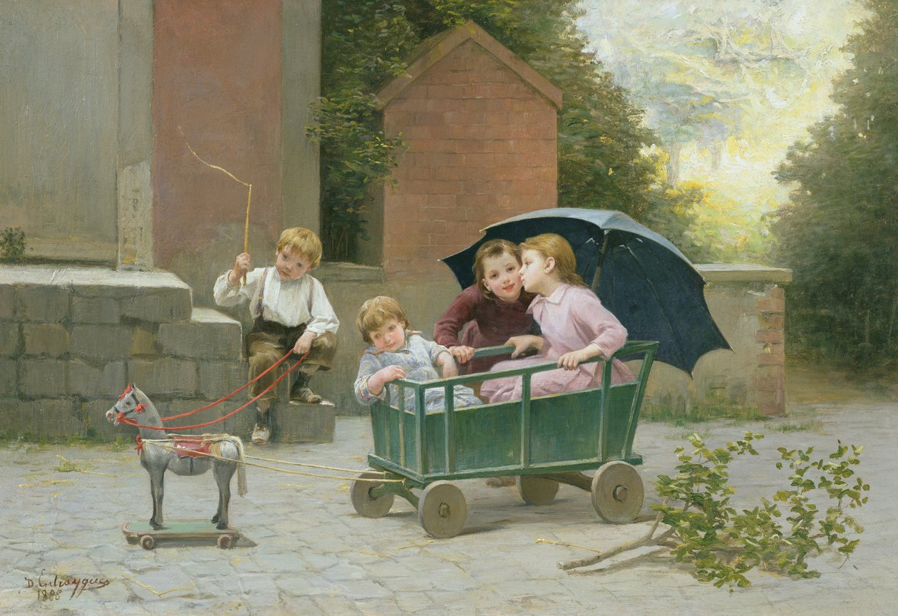 Coach Ride, 1888 av Charles Bertrand D