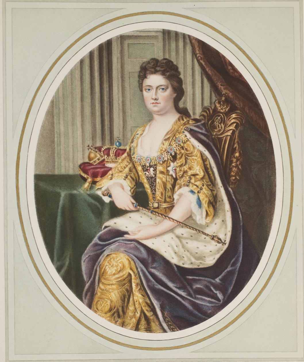 Queen Anne, pub. 1902 av Charles Boit
