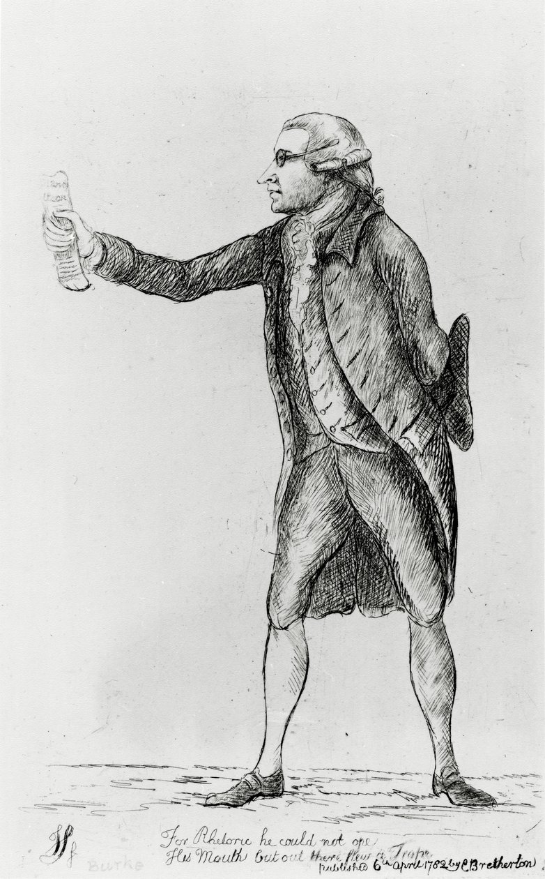Edmund Burke, 1782 av Charles Bretherton