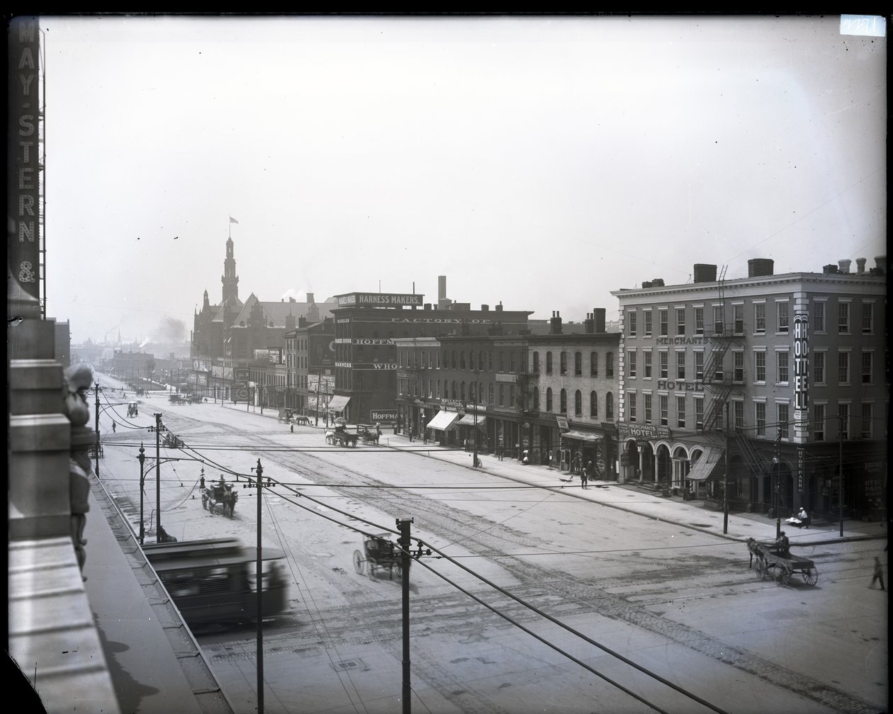 Twelfth Street ser sørover mot Market Street av Charles Clement Holt