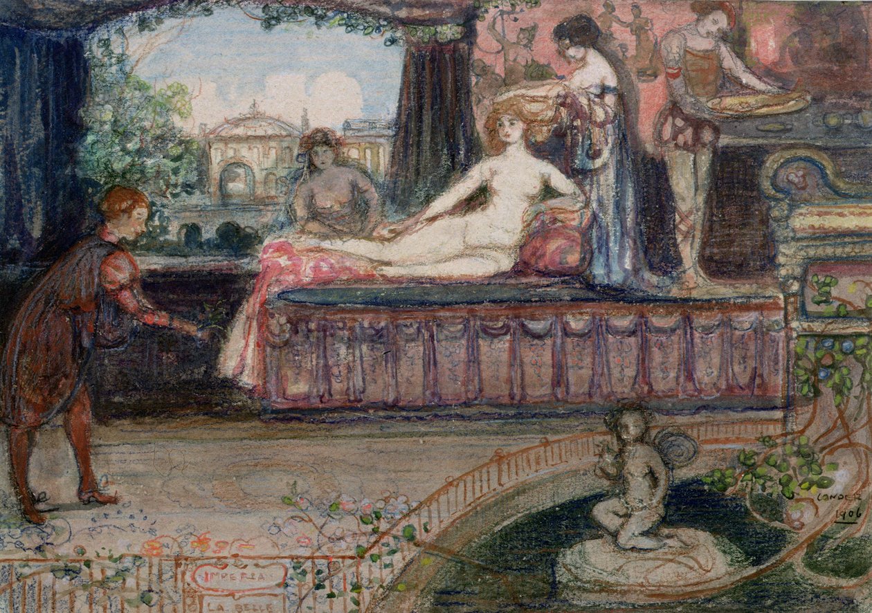 Imperia la Belle av Charles Edward Conder