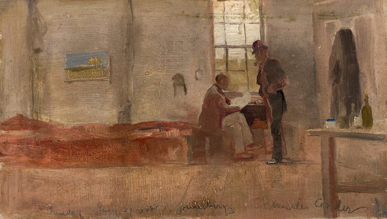 Impresjonister leir av Charles Edward Conder