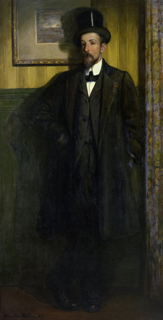Portrett av Lucien Simon (1864-1945) 1907 av Charles Cottet