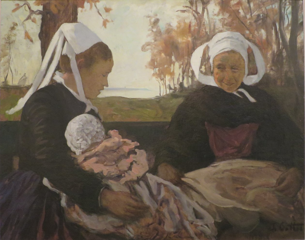 De tre generasjonene av Charles Cottet