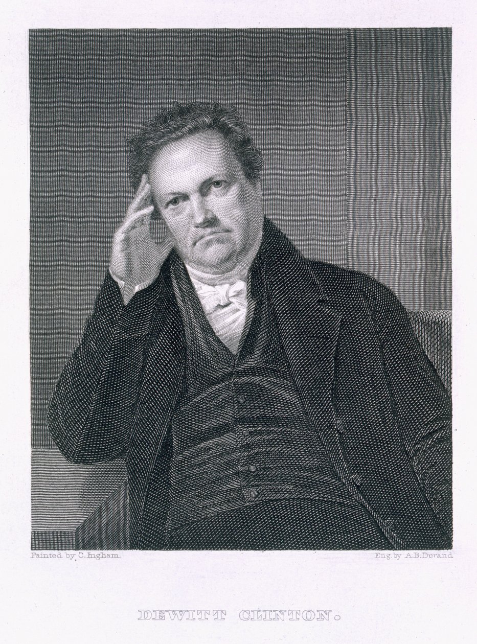DeWitt Clinton, gravert av Asher Brown Durand (1796-1869) av Charles Cromwell Ingham