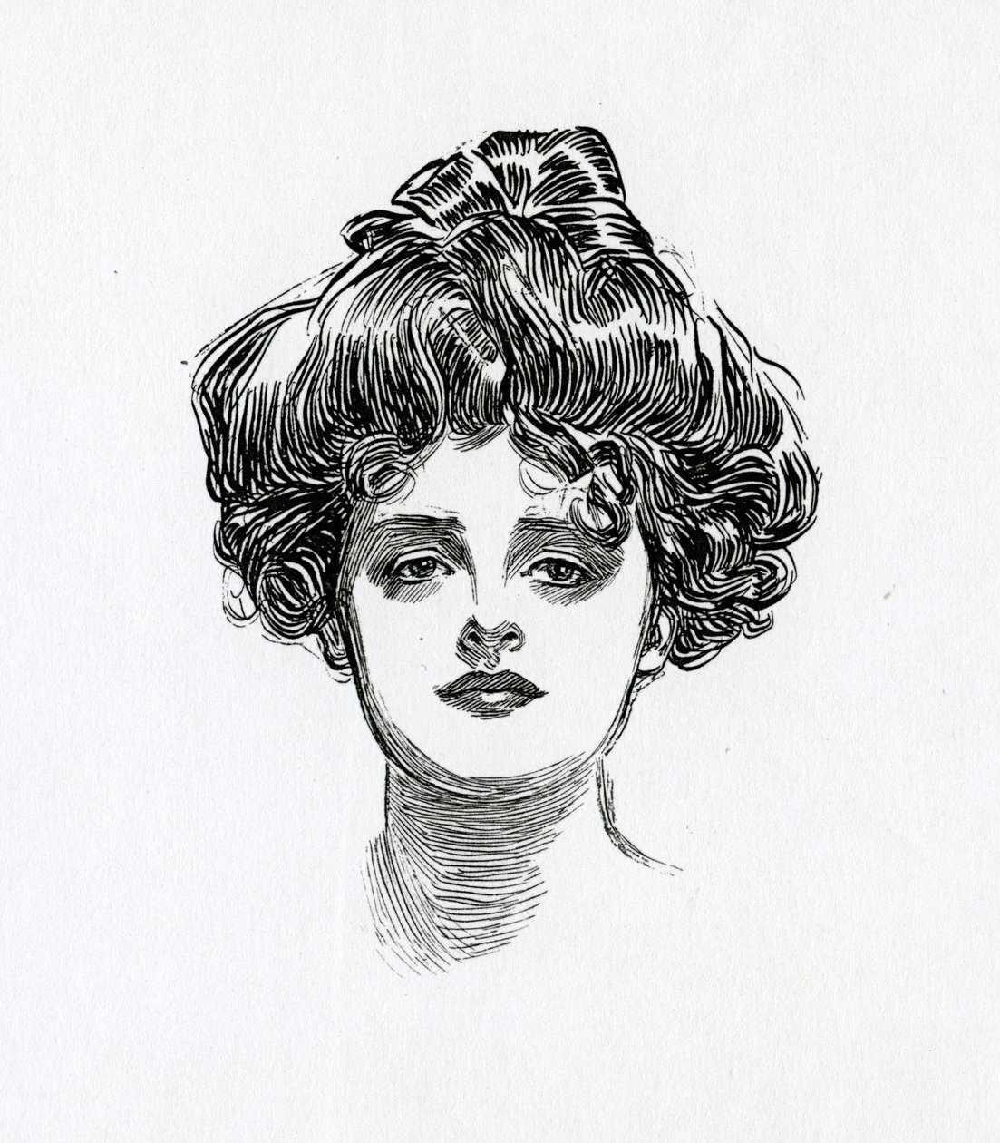 En Gibson-jente, ca. 1902 av Charles Dana Gibson