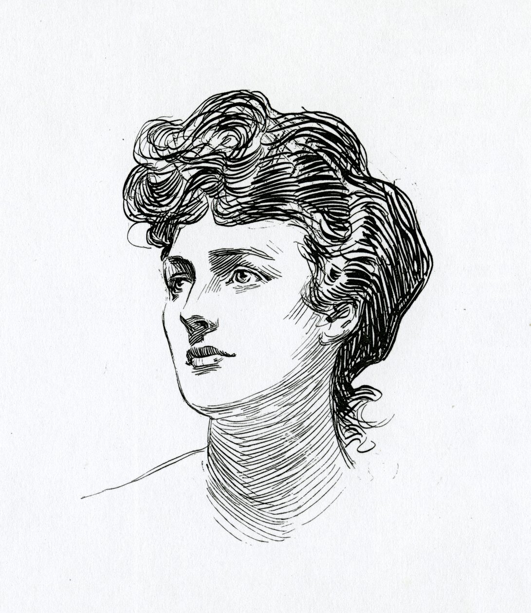 En Gibson-jente, ca. 1902 av Charles Dana Gibson