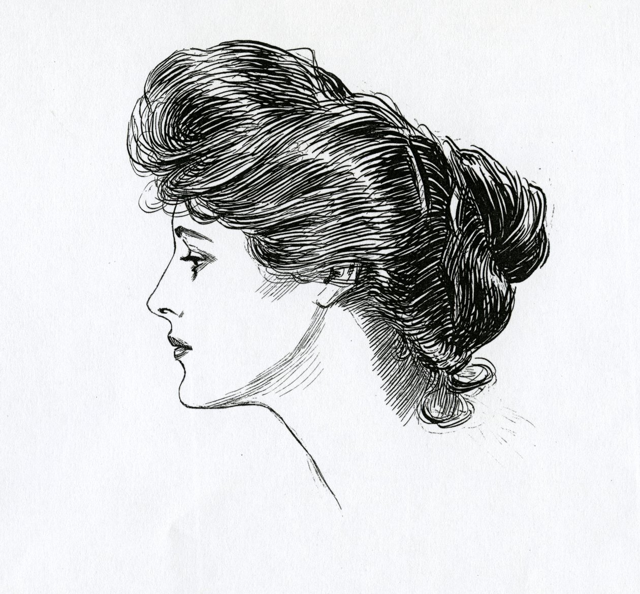 En Gibson-jente, ca. 1902 av Charles Dana Gibson