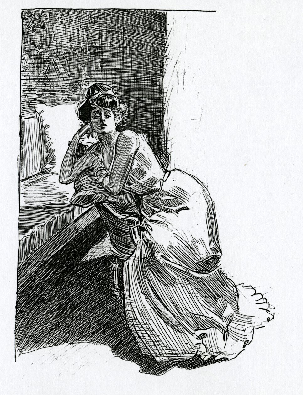 En Gibson-jente, ca. 1902 av Charles Dana Gibson